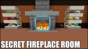 a fireplace in minecraft bedrock