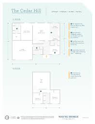 cedar hill floor plan two story master