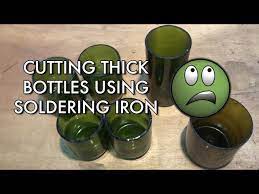 How To Cut Thick Glass Bottles With