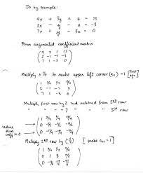 Solving Simultaneous Equations Matrices