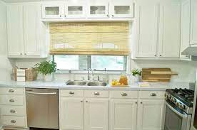 Small Glass Upper Kitchen Cabinets In