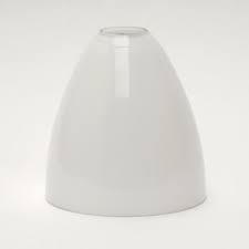 opalescent white glass shade