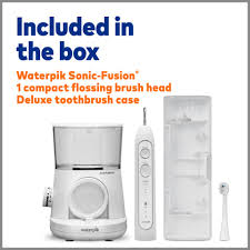 waterpik sonic fusion electric flossing