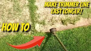 My tip to Make your Trimmer Line Last Longer - YouTube