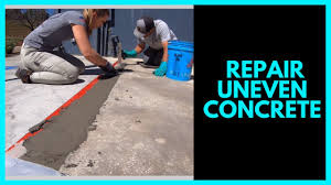 repair uneven concrete you