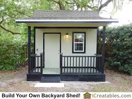 10x12 Backyard Garden Shed Plans With A