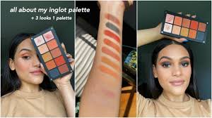 all about my inglot shadows 3 looks