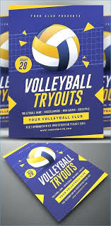 Volleyball Flyer Template Free Volleyball Flyer Template Free