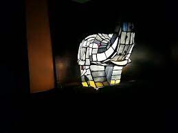 tiffany style stained glass elephant