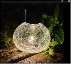 outdoor waterproof solar glass globes