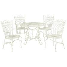 outdoor dining set antique white