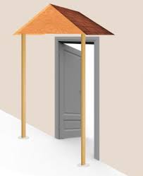 How To Build A Wood Awning Over A Door