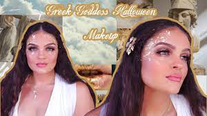gold greek dess makeup you