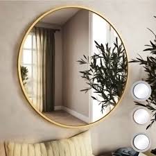 Large Round Wall Mounted Mirror