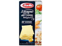 lasagna barilla all uovo pasta