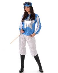 Details About Jockey Blue And Silver Womens Costume