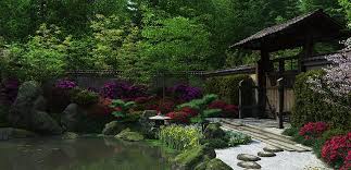 Unique Japanese Zen Garden Background