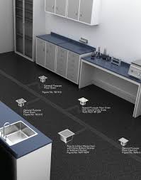 For contemporary kitchens, rubber floors are a good option. Stainless Steel Drains Drainage Products Best In Class Line Jay R Smith Mfg Co