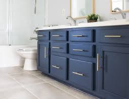 How To Paint A Bathroom Cabinet The