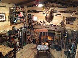 Amazing Rustic Cabin Man Cave Built In