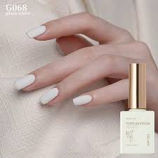 1pc 15ml plain white gel nail polish