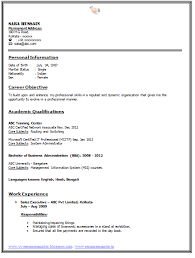     Resume Templates for Freshers   Free Samples  Examples    