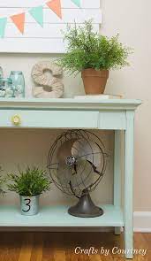 Diy Sofa Table Makeover Chalk Paint To