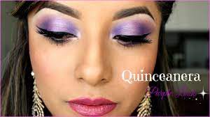quinceanera prom look 2 purple
