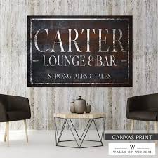 Bar Decor Pub Sign Gifts For Him Home