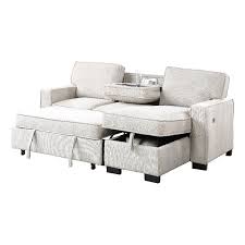 sleeper sectional storage chaise