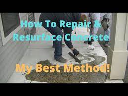 Resurface A Concrete Patio Slab