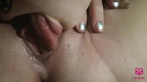 Close up lesbian pussy lick