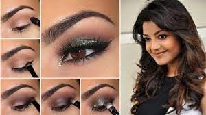 indian party makeup hairstyle step by