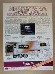1985 alpenlite 5th wheel trailer