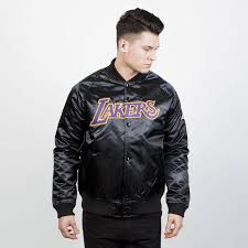 Satin letterman jackets in black & gold. Lakers Black Jacket Shop Clothing Shoes Online