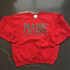 Details About Vintage Hanes Maine Vacationland Crewneck Sweatshirt 90s Vtg