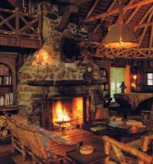 Standout Rustic Stone Fireplace Designs