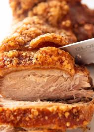 This bargain always draws me in at the grocery store! Pork Roast With Crispy Crackling Recipetin Eats