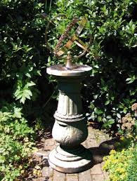 Pedestal Armillary 133cm Stone Garden