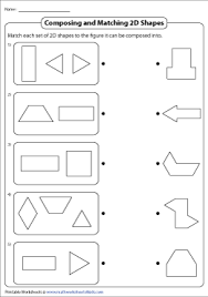 decomposing 2d shapes worksheets