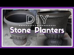 Diy Faux Stone Texture Planters