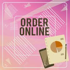 Conceptual Hand Writing Showing Order Online Concept Meaning