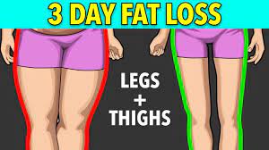 3 day leg and thighs fat loss at home