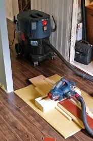 how to cut laminate flooring dust free