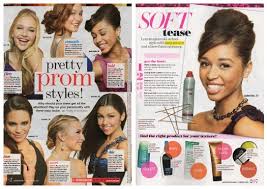 Image result for double page spread of beauty magazine