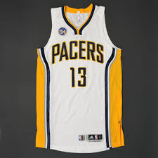 Paul george jerseys will have a different look to them at bankers life fieldhouse each night next season, as the indiana pacers star has changed by the way, i have some advice that will help paul george become a household name. Paul George Indiana Pacers Game Worn Regular Season Jersey 2015 16 Season Nba Auctions