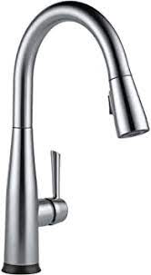 Even without battery power, the faucet will operate with manual function. Delta Faucet Essa Single Handle Touch Kitchen Sink Faucet With Pull Down Sprayer Touch2o Technology And Magnetic Docking Spray Head Arctic Stainless 9113t Ar Dst Amazon Com