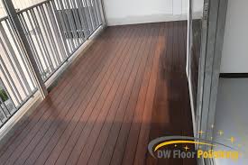chengal decking dw floor polishing
