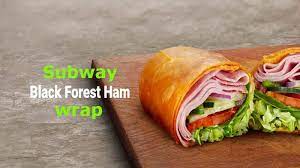 calories in black forest ham wrap