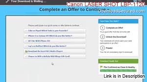 Select the correct driver that compatible with your operating system. Canon Laser Shot Lbp 1120 Download Legit Download 2014 Video Dailymotion
